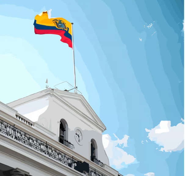 Imagen institucional ecuatoriana para el equipo jurídico